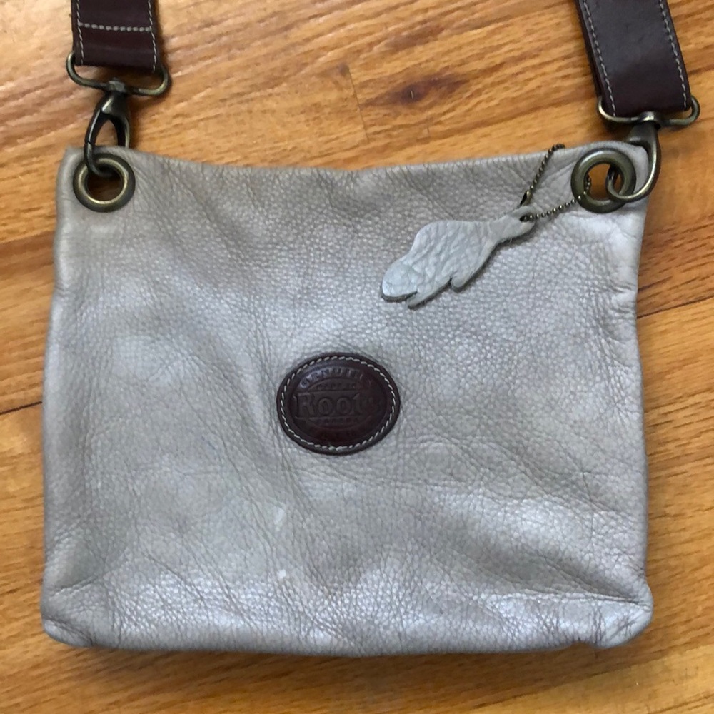 Roots two-toned satchel